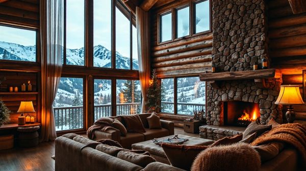10 idées de décoration chaleureuse pour des logements montagnards