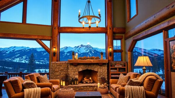 10 idées de décoration chaleureuse pour des logements montagnards